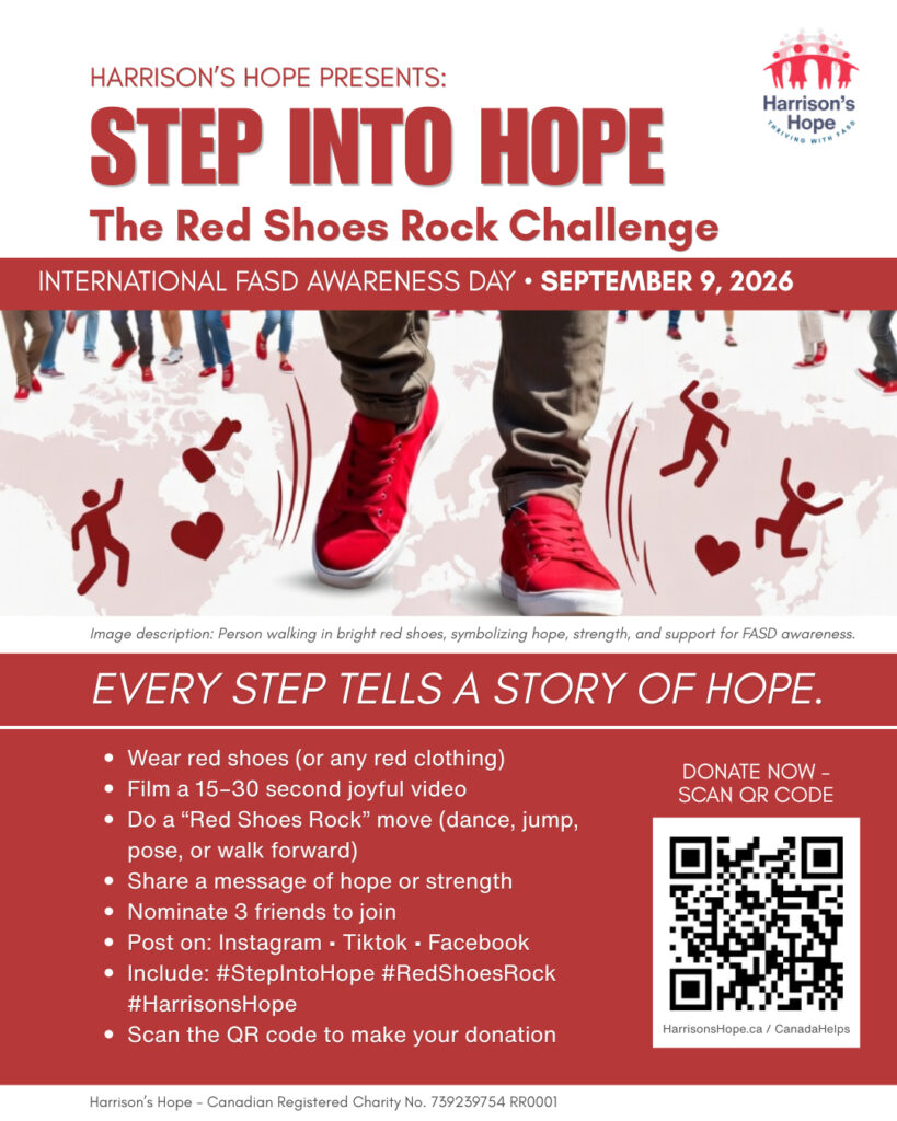 Mary Byrnes: Hope Through FASD Advocacy 7 Step Into Hope The Red Shoes Rock Challenge 1